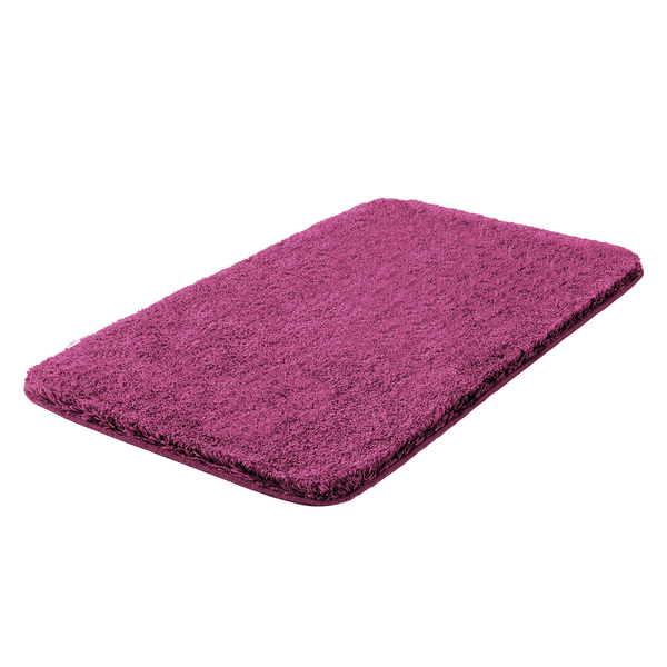 Badematte Melange - Webstoff - Fuchsia - 70 x 120 cm