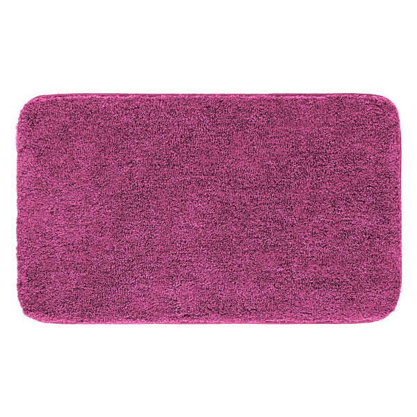 Badematte Melange - Webstoff - Fuchsia - 50 x 80 cm