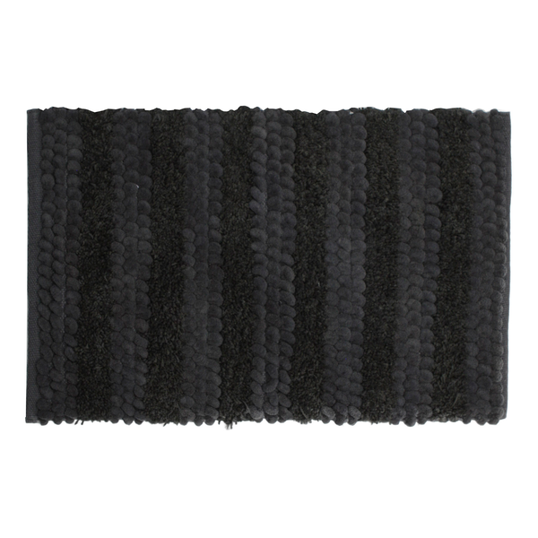 Badematte Roberto - Frottee - Dunkelgrau - 60 x 100 cm