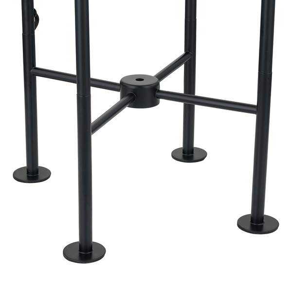 Stehleuchte Cutler - Eisen / Rauchglas - 1-flammig