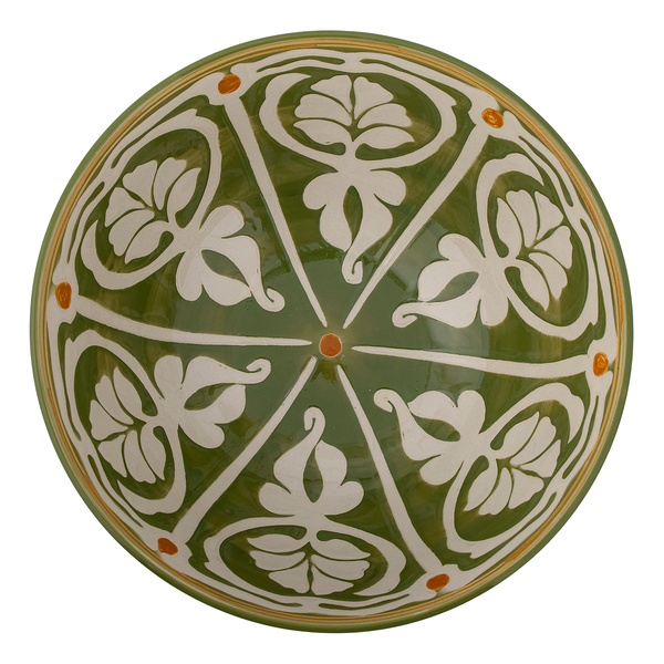 Schale Heikki - Steingut - Grün