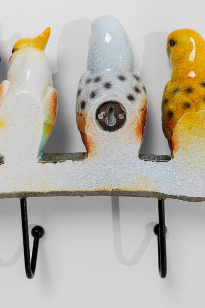 Garderobenleiste Exotic Birds - Mehrfarbig