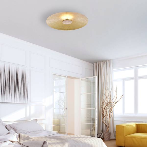 LED-Deckenleuchte Plate Leaf - Gold