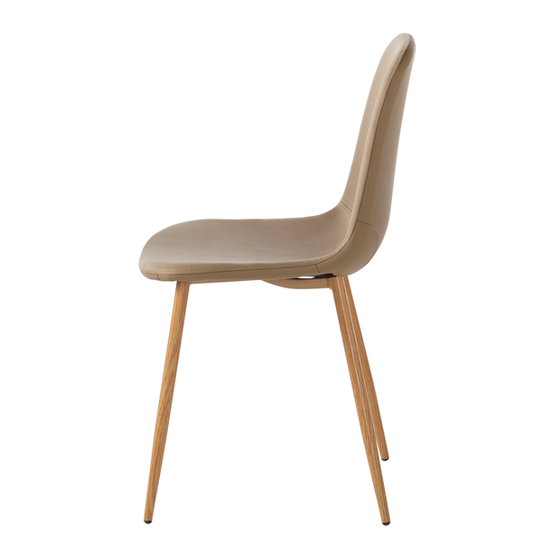 Polsterstuhl Iskmo - Taupe - 2er Set