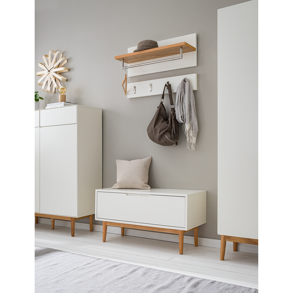 Wandgarderobe LINDHOLM - Weiß