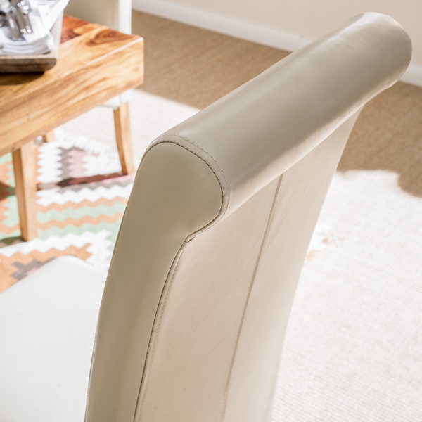 Polsterstuhl Nello I - Creme - 2er Set
