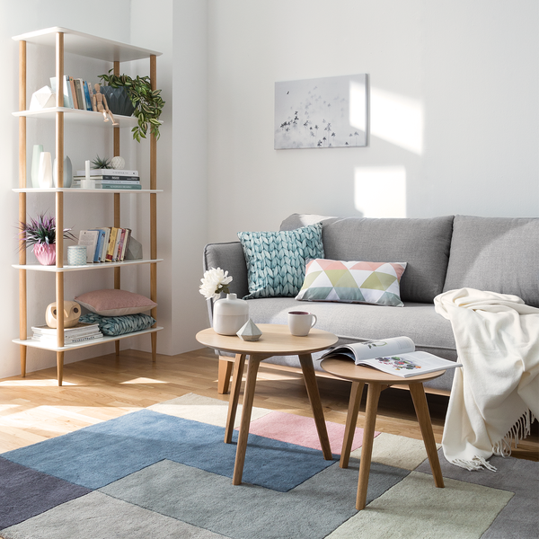 Beistelltisch-Set Nilla III (2-teilig) - Eiche teilmassiv