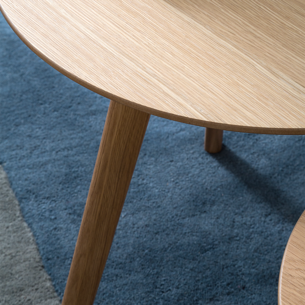 Beistelltisch-Set Nilla III (2-teilig) - Eiche teilmassiv