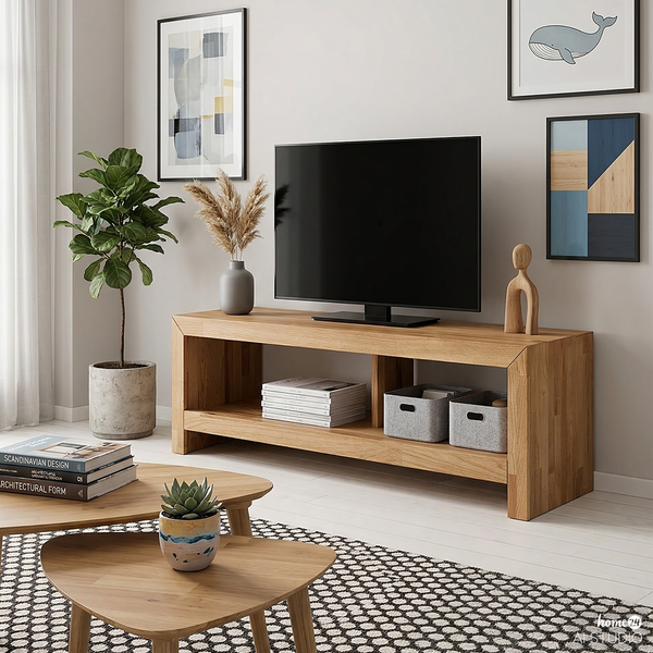 TV-Lowboard KireaWOOD - Kernbuche massiv - Kernbuche - Breite: 100 cm
