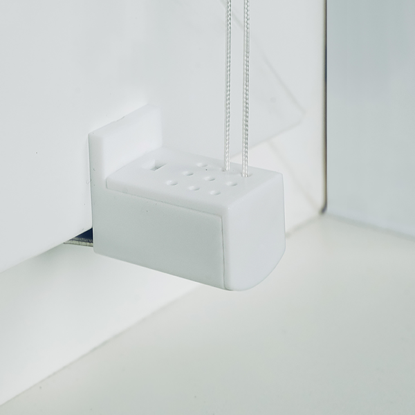 Plissee Klemmfix free move - Weiß - 75 x 130 cm