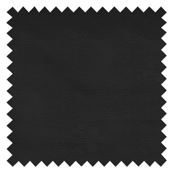 Freischwinger Lezuza - Kunstleder / Edelstahl - Kunstleder Leja: Schwarz - 2er Set