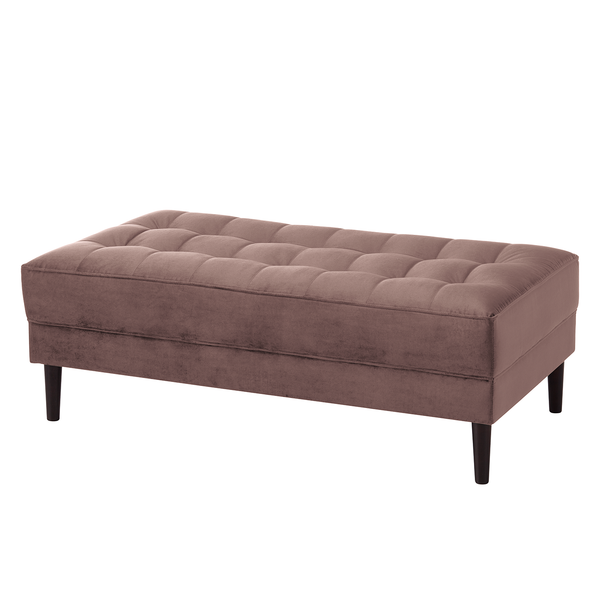 Hockerbank LAONA - Samt Pauno: Mauve