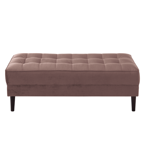 Hockerbank LAONA - Samt Pauno: Mauve