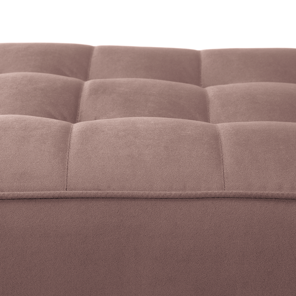 Hockerbank LAONA - Samt Pauno: Mauve