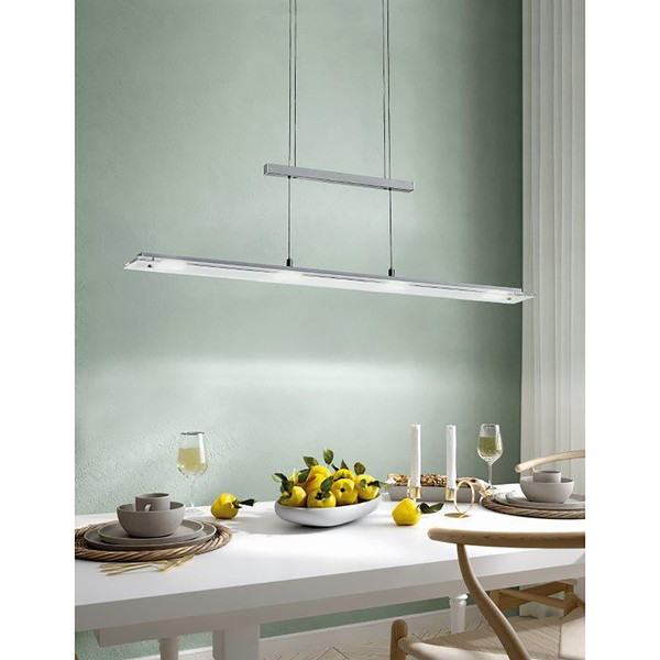Pendelleuchte Lilli - Nickel/Chrom - Silber - 4-flammig