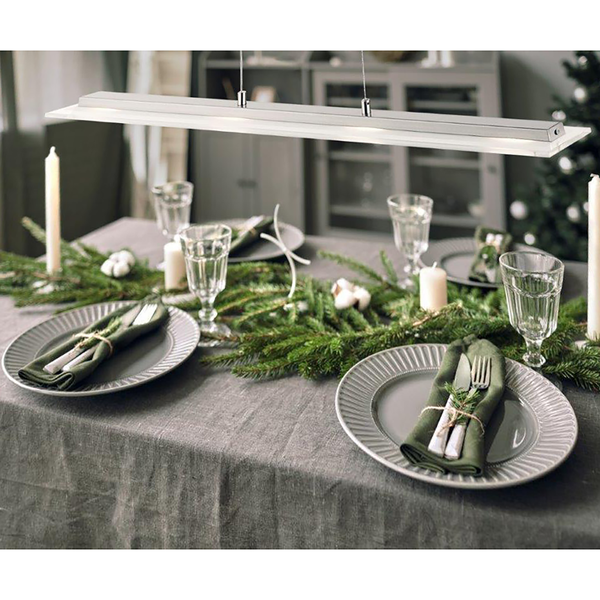 Pendelleuchte Lilli - Nickel/Chrom - Silber - 4-flammig