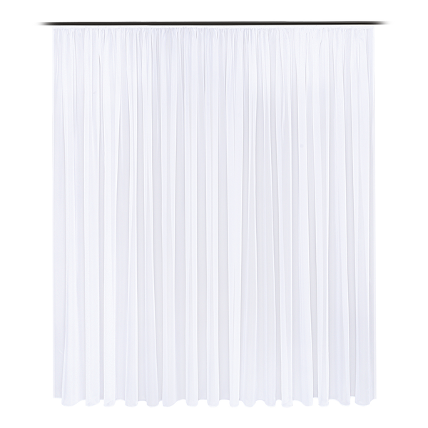 Store Pippa - Weiß - 450 x 245 cm