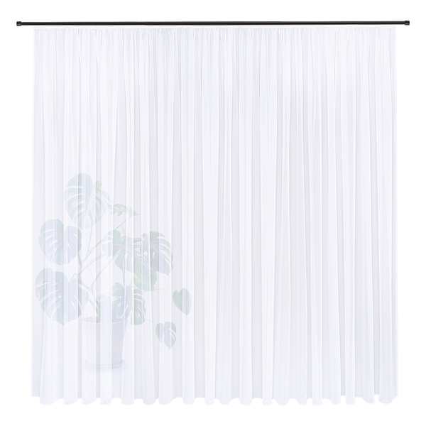 Store Pippa - Weiß - 600 x 245 cm