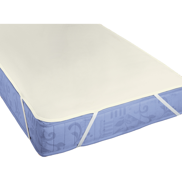Matratzenauflage Molton I - Baumwollstoff - Creme - 160 x 200cm