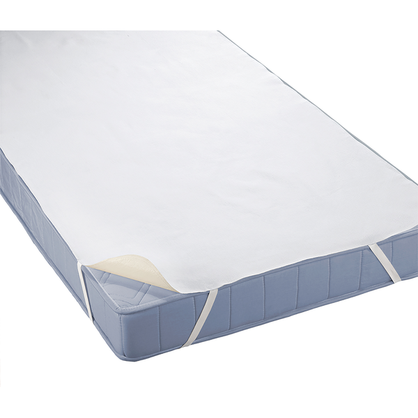 Matratzenauflage Molton II wasserdicht - Baumwollstoff - Weiß - 90 x 200cm