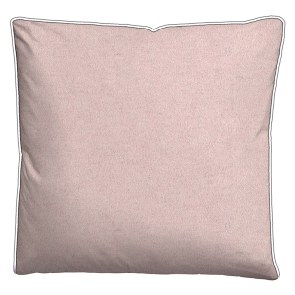 Bettwäsche Finnkongkeila - Flanell - Mauve / Weiß - 135 x 200 cm + Kissen 80 x 80 cm