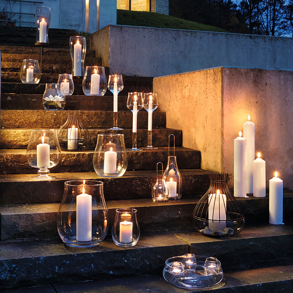 Windlicht Giardino - Klarglas - Höhe: 27 cm