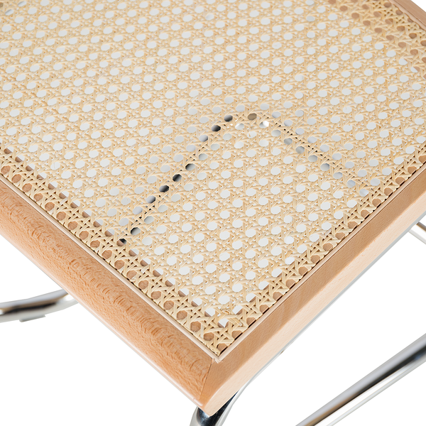 Freischwinger HOLM 2er-Set - Buche - Chrom glänzend