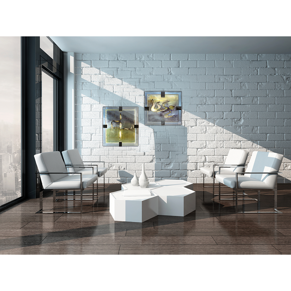 Dekoartikel Bankok Silber - Metall - 1-flammig