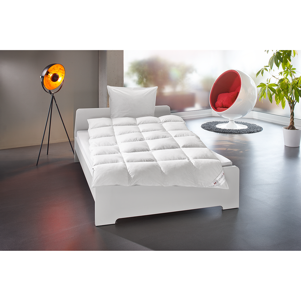 Ganzjahresbetten-Set Canada - 135 x 200 cm + Kissen 80 x 80 cm - 90% Daunen, 10% Federn
