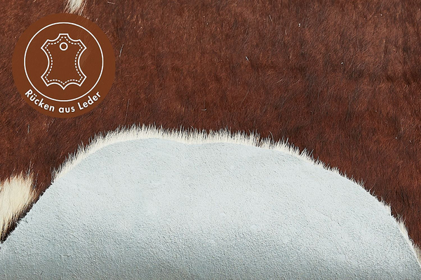 Rinderfell I - Beige / Braun