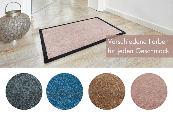 Sauberlaufmatte Touch - Rosa - 39 x 58 cm