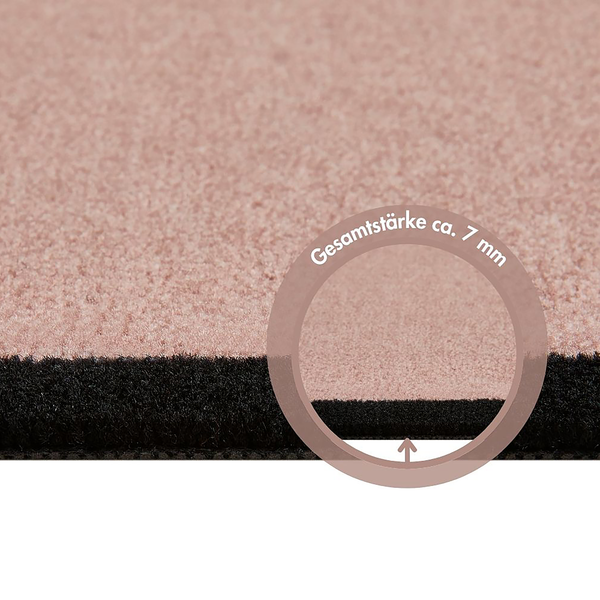 Sauberlaufmatte Touch - Rosa - 39 x 58 cm