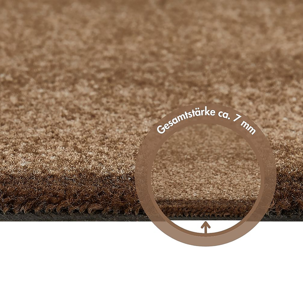 Sauberlaufmatte Touch - Braun - 67 x 110 cm