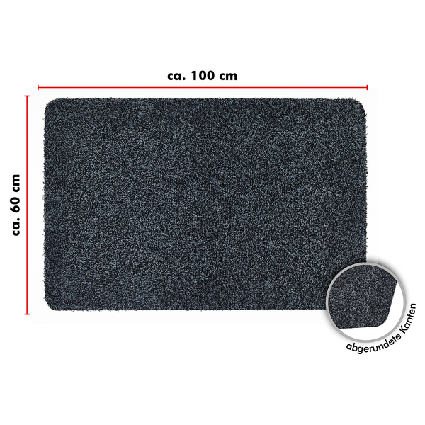 Fußmatte Samson - Anthrazit - 60 x 100 cm