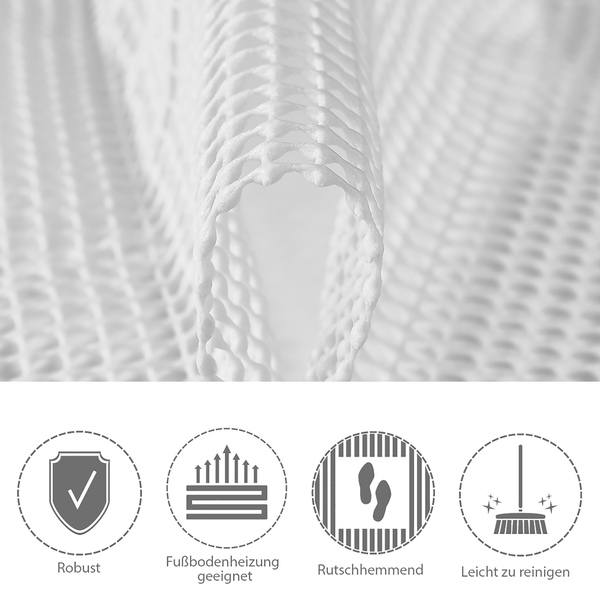 Teppichstopp Amo - Weiß - 120 x 180 cm