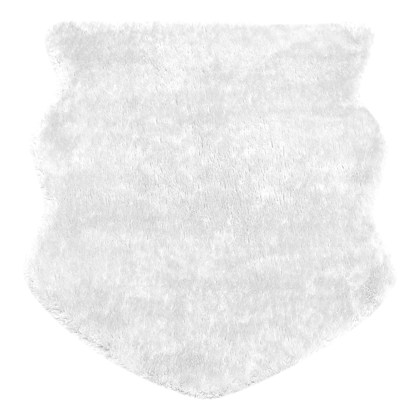 Kunstfell Tukums - Kunstfaser - Weiß - 55 x 80 cm