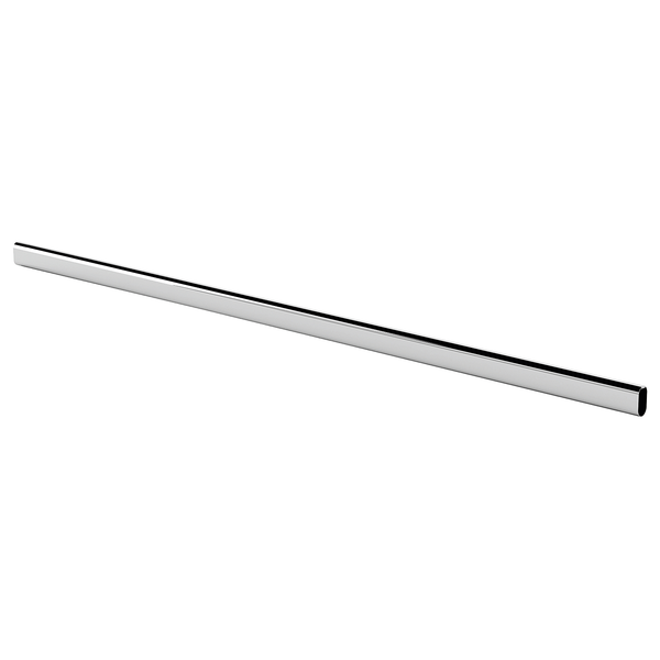 90er Kleiderstange Rauch - Silber - Metall - 90 x 3 x 2 cm