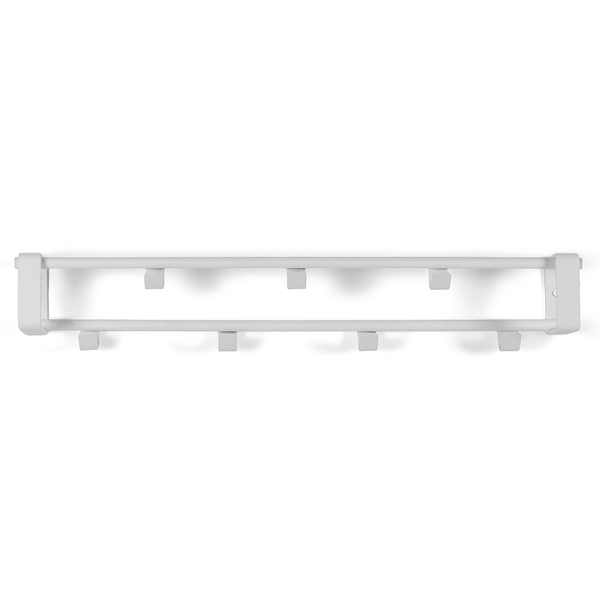 Wandgarderobe Welbeck I - Metall - Weiß