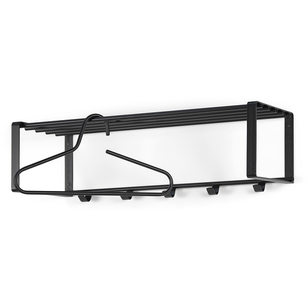 Wandgarderobe Welbeck - 70 cm - Schwarz