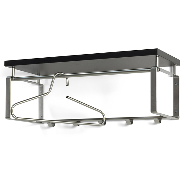 Wandgarderobe Rex - Metall - Nickel