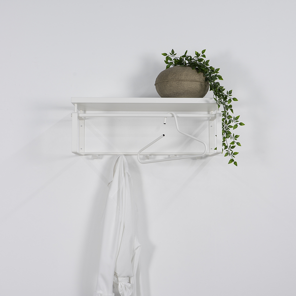 Wandgarderobe Welbeck III - Weiß
