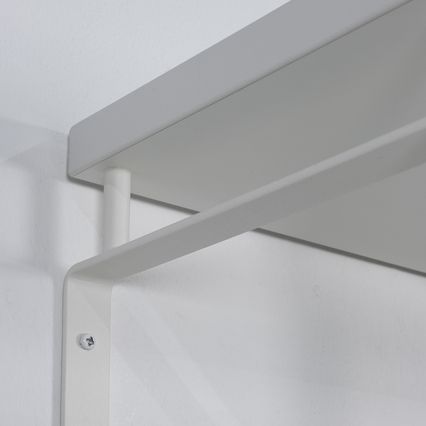 Wandgarderobe Welbeck III - Weiß