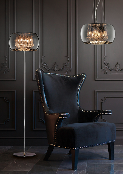 Pendelleuchte Vapore - Lichtfeuer - Metall/Glas - 5-flammig