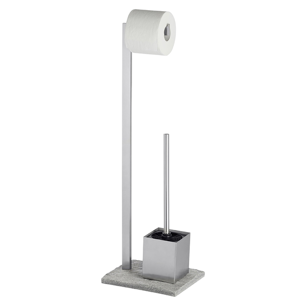 WC-Garntiur Granit - Edelstahl