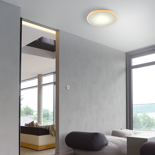 LED-Deckenleuchte Luisa - Kunststoff / Stahl - 2-flammig
