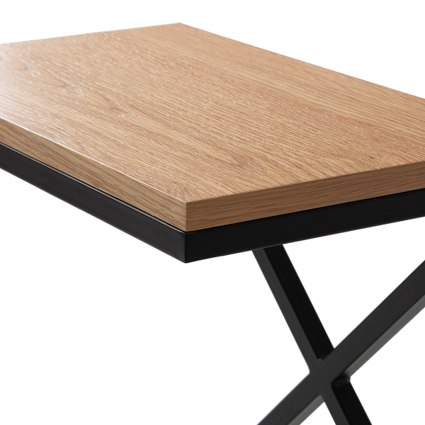 Beistelltisch Mora - Eiche / Schwarz