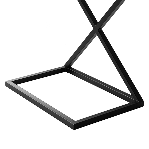 Beistelltisch Mora - Eiche / Schwarz