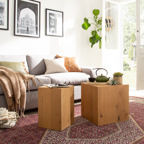 Beistelltisch Cubus II - Eiche - Eiche