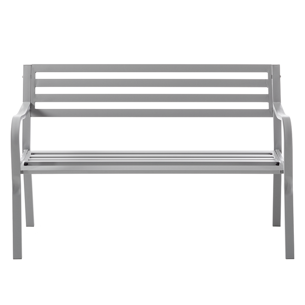 Gartenbank Sophy - Stahl - Silber