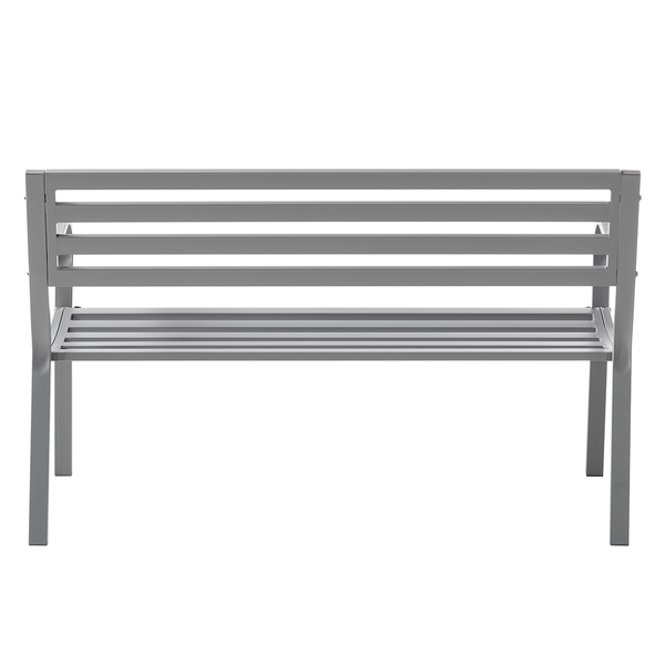 Gartenbank Sophy - Stahl - Silber
